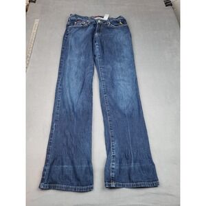 Vintage Baby Phat Bell Bottom Jeans‎ Womens 3 Blue Gold Label  Stretch Hip Hop